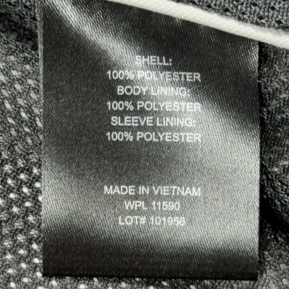 Weatherproof Mens XL Light Gray Full Zip Mesh‎ Lined Lightweight Jacket